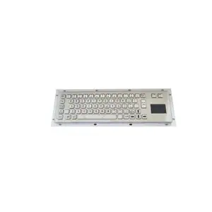 Stainless durable Industrial Stainless Steel Metal Wired Keypad with Touchpad waterproof keypad