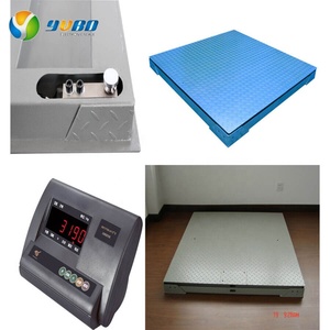 <span class=keywords><strong>1</strong></span>.5X1.5m YS1515 (Zemic H8C 로드 셀 포함) A12 인디케이터마일드 스틸 디지털 바닥 스케일 체커 플레이트 (5m 실드 케이블 포함) - Product Image 6