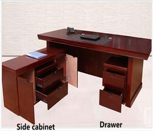 Legno tavolo di lavoro da ufficio direzionale asurement mobili per ufficio guangzhou standard executive office desk - Product Image 2