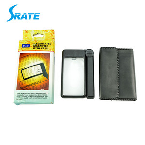 Kính Lúp Hình Chữ Nhật Cầm Tay 2,5x 8X Có Đèn - Product Image 3