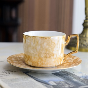 Royal Bone China Tea Cup with Dish Ceramic Coffee Cups Milk Pot Sugar Bowl <strong>Teapot</strong> <strong>Set</strong> - Product Image 6