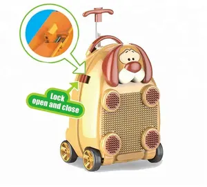 动物 ABS 卡通设计儿童手推车手提箱