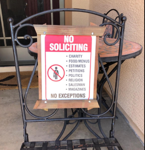 10*7 "لا علامة تحذير عاكسة من الألومنيوم - Product Image 6