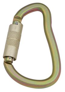 Mosquetón plano de aleación de acero de alta resistencia para exteriores, certificado EN362 EN12275 para escalada y uso industrial en minería - Product Image 4