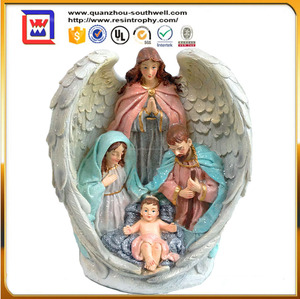 nativo americano natività set e religiose natività statue set per la decorazione - Product Image 1