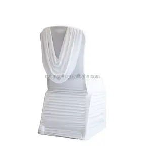 Volledige Ruffled Wedding Spandex Banket Chiavari Stoel Cover Met Volant