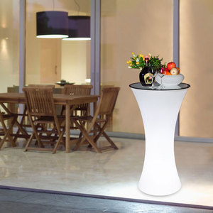 Inteligente iluminado colorido alto Led superior silla mesas de cóctel - Product Image 4