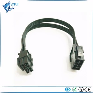 1007 16AWG pci-e6 Pin a 8 (6 + <span class=keywords><strong>2</strong></span>) Pin cavo di alimentazione intrecciato per Video GPU - Product Image 5