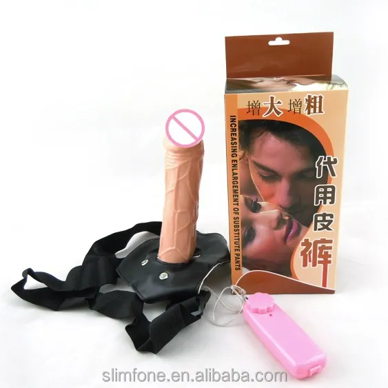 Jouet sexuel pénis en silicone avec ceinture, sangles, gode creux, pour hommes et femmes