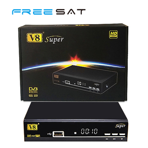 Freesat V8 Súper PowerVu Ethernet <span class=keywords><strong>Internet</strong></span> IPTV Canales DVB-S2 receptor digital <span class=keywords><strong>de</strong></span> satélite <span class=keywords><strong>decodificador</strong></span> Soporte 3G Dongle - Product Image 1