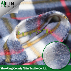 100% Polyester In Hai Mặt Bàn Chải Cực Fleece Vải Cho Homewear Thể Thao Quần Áo Giản Dị - Product Image 4