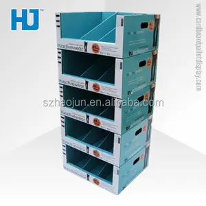 Siêu Thị Khuyến Mại Các Tông Vớ Hiển Thị Kệ Trưng Bày/Pop Up Hiển Thị Đứng/Khuyến Mại Giấy Pallet Hiển Thị - Product Image 1