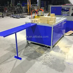 Large capacity wood pallet leg saw feet block cutting machine