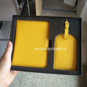 Ensemble de voyage 2 en 1 <span class=keywords><strong>Porte</strong></span>-<span class=keywords><strong>étiquette</strong></span> de bagage en PU souple - Product Image 3