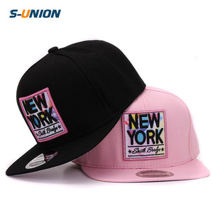 S-UNION Tùy Chỉnh Snapback Hat <span class=keywords><strong>New</strong></span> <span class=keywords><strong>York</strong></span> Thêu Underbill In Bóng Chày Cap Cô Gái Hồng Hip Hop Hat - Product Image 1