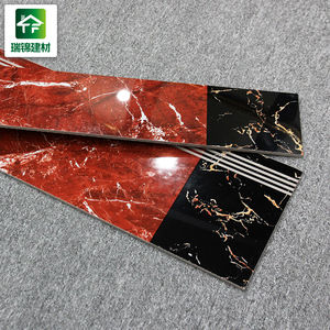 Resistente al calor estrella escalera baldosas de cerámica antideslizante rojo Jade baldosas de mármol - Product Image 6