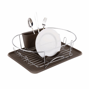 Estante de almacenamiento para platos, escurridor de platos de PP, cromado, en muchos colores, AWK110 - Product Image 2