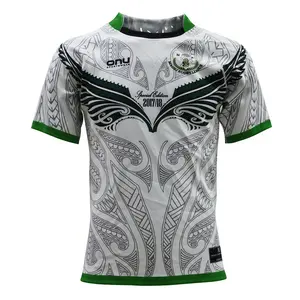 Camiseta de rugby personalizada para entrenamiento de equipos, ropa de fútbol y rugby, venta al por mayor
