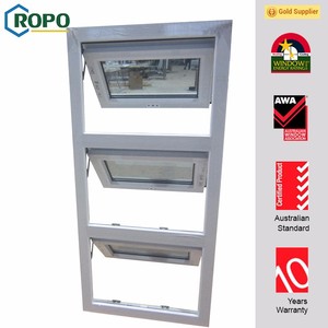 China <span class=keywords><strong>ROPO</strong></span> Construcción PVC/PVC Ventana Toldo/Doble acristalamiento de Ventanas de PVC - Product Image 4