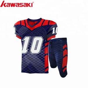 2018 nuovo disegno a buon mercato di sublimazione americano uniformi di gioco del calcio - Product Image 1