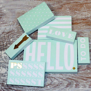 Myway Nuovo Design Personalizzato Memo Pad Bookmark Sticky Note Set di Materiale Scolastico Adesivo di Carta Cancelleria Coreana - Product Image 3