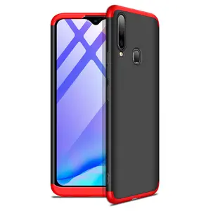 Capa traseira para vivo vivo Y17 Y15 Y12 U10 U3x série 360 Matte, capa original para celular V30 5G V30 PRO