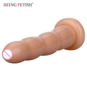 Perlé Peau Sentiment Anal Gode avec Ventouse Base 7 Pouce, Anal Sex Toy Gode pour les Femmes - Product Image 3