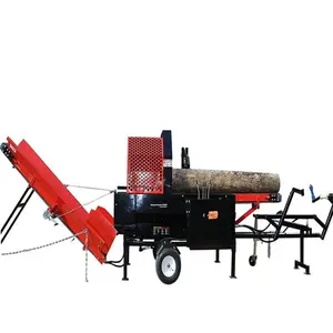 Nuevo tipo de 30 toneladas de gasolina de madera procesador/log Splitter/cortadora de madera