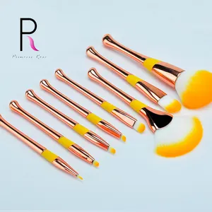 Princess Rose Fashion Gradient New 8PCS Hochwertiges, weiches, synthetisches Haar Beauty Makeup Brush Set maquill aje