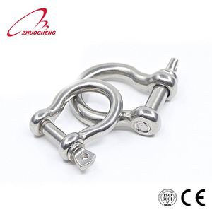 Manille en D DEE en acier inoxydable galvanisé de 5 tonnes, type européen, avec goupille de sécurité, économique, Altruism - Product Image 2