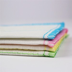 Fiber de bambou de nettoyage plat <span class=keywords><strong>bol</strong></span> pas cher microfibre éponge à laver séchage <span class=keywords><strong>pad</strong></span> petits carrés cuisine tricot plat tissu - Product Image 2
