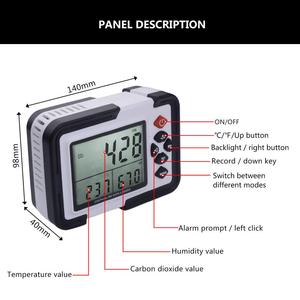HT-2000 Digitale Rilevatore <span class=keywords><strong>di</strong></span> Anidride carbonica CO2 Analizzatore <span class=keywords><strong>di</strong></span> Qualità Dell'aria Rivelatore <span class=keywords><strong>di</strong></span> <span class=keywords><strong>Temperatura</strong></span> <span class=keywords><strong>e</strong></span> <span class=keywords><strong>misuratore</strong></span> <span class=keywords><strong>di</strong></span> <span class=keywords><strong>Umidità</strong></span> - Product Image 3