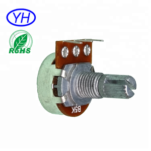 Potentiomètre rotatif OEM 16mm A503, b500k, 5k,10k,20k, film carbone 100k ohm avec arbre 15mm,20mm,25mm - Product Image 4