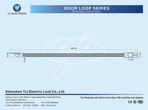 Alloy Door Loop For Mortise Mounting DLK-402L