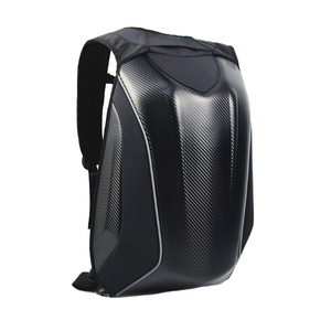 Venta al por mayor de Deportes de cáscara duro negro impermeable al aire libre en moto bolsa mochila - Product Image 2