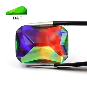 Chất lượng cao actagon lỏng đá quý đá tổng hợp ammolite - Product Image 2