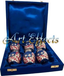 Bandiera americana in ottone ricordo elegante Design commemorativo per omaggio d'onore belle ceneri adulte ricordo per i propri cari bambino - Product Image 2