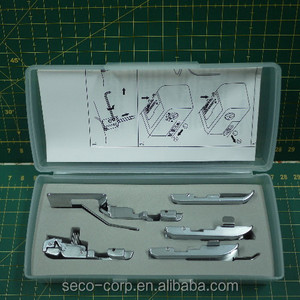 TB115H hecho en Taiwán hogar máquina de coser OVERLOCK piezas pie prensatelas conjunto - Product Image 1