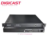 16/32 canales QAM DVB-C/T/ISDB-T modulador con MUX y Scrambler GbE IP a RF convertidor IP procesador DVB-C QAM MODULADOR