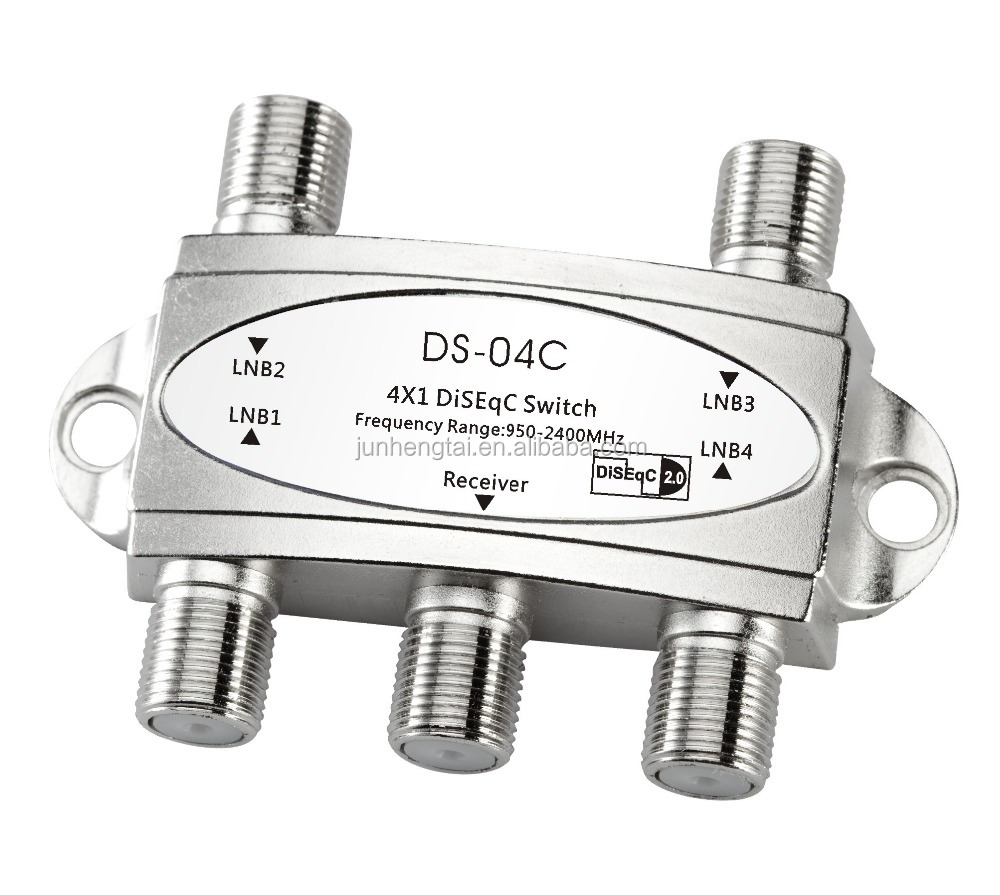 DiSEqC 1.0 & 1.1 & 1.2 schakelaar 16in/1out met terrestriale ingang