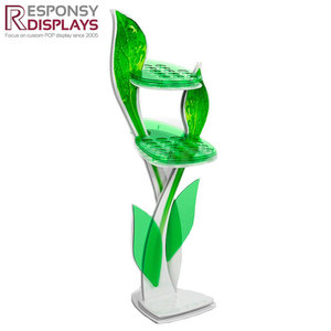 <span class=keywords><strong>Acrylic</strong></span> sàn hiển thị đứng cho mỹ phẩm và dầu gội đầu với Kệ khay và tủ cho các cửa hàng bán lẻ vẻ đẹp - Product Image 6