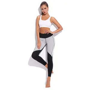 妇女的批发高弹性健身瑜伽裤紧身瑜伽裤
