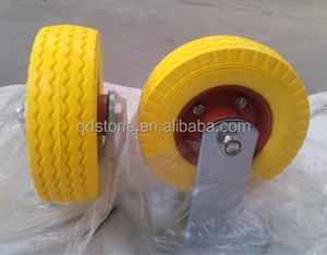 <span class=keywords><strong>6x2</strong></span> inch rắn Polyurethane bánh với khung cố định - Product Image 5