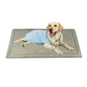 Роскошный коралловый бархатный коврик для собаки мягкая кровать для собаки моющаяся и легко моющаяся и теплая подкладка с противоскользящим покрытием