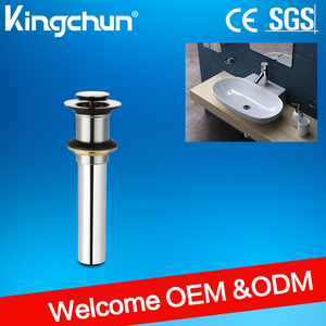 Bonde laiton <span class=keywords><strong>clic</strong></span> <span class=keywords><strong>clac</strong></span> déco avec trop plein - Product Image 1