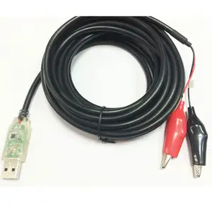 OEM Fabrik FTDI LED 2 core draht USB KABEL mit alligator clip Rs232 zu Rs485 Konverter