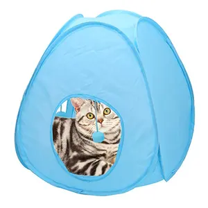 Pet Cat Tunnel Supplies Toy Foldable Cat Tunnel Pet Tent Dog Play Crinkle House Collapsible Stereoscopic Shape Rabbit Puppy Fun