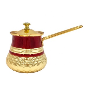Scalda Tazza per Caffè Arabo con Manico in Acciaio Inox Design Turco - Product Image 3