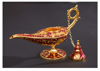 Nouveau produit : Lampe Aladdin en métal ajouré, statue pour la décoration intérieure, article cadeau