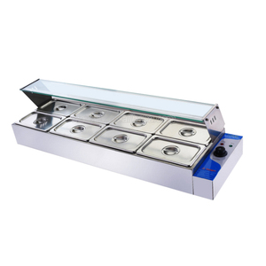 Buffet In Acciaio Inox per Uso Professionale Calda Bain Marie Scaldavivande - Product Image 5